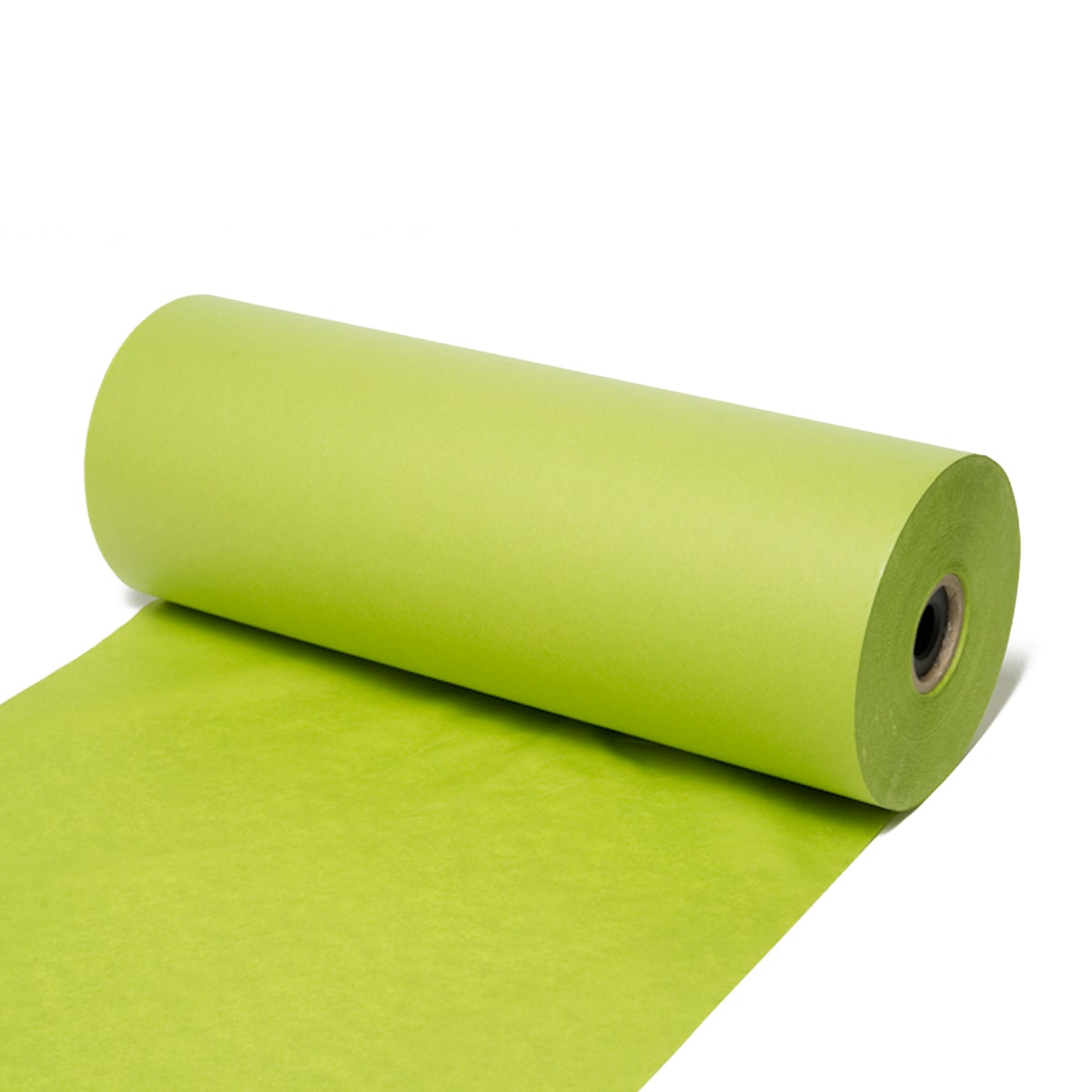 Seidenpapier Moosgrün, 50 cm breit, 500 Meter / Rolle