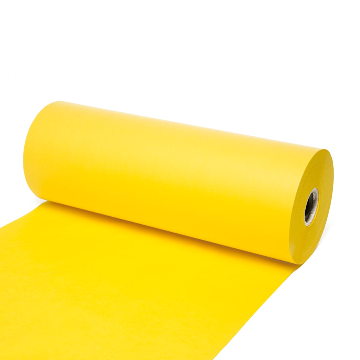 Seidenpapier Gelb, 50 / 75 cm breit, ca. 500 Meter / Rolle