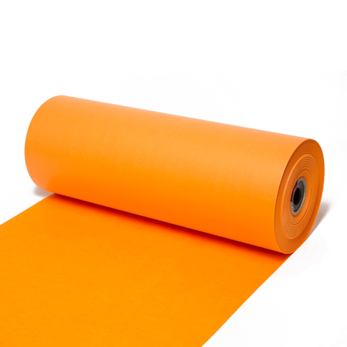Seidenpapier Orange, 50 cm breit, 500 Meter / Rolle